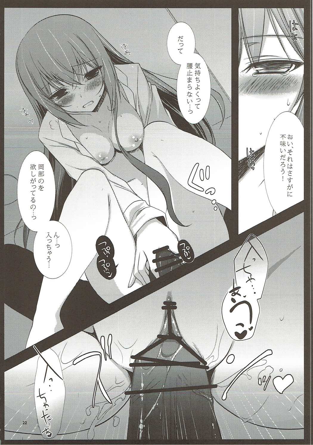 (C78) [Ninokoya (Ninoko)] Ore no Joshu no Dere ga Uchouten de Todomaru Koto o Shiranai (Steins;Gate) page 21 full