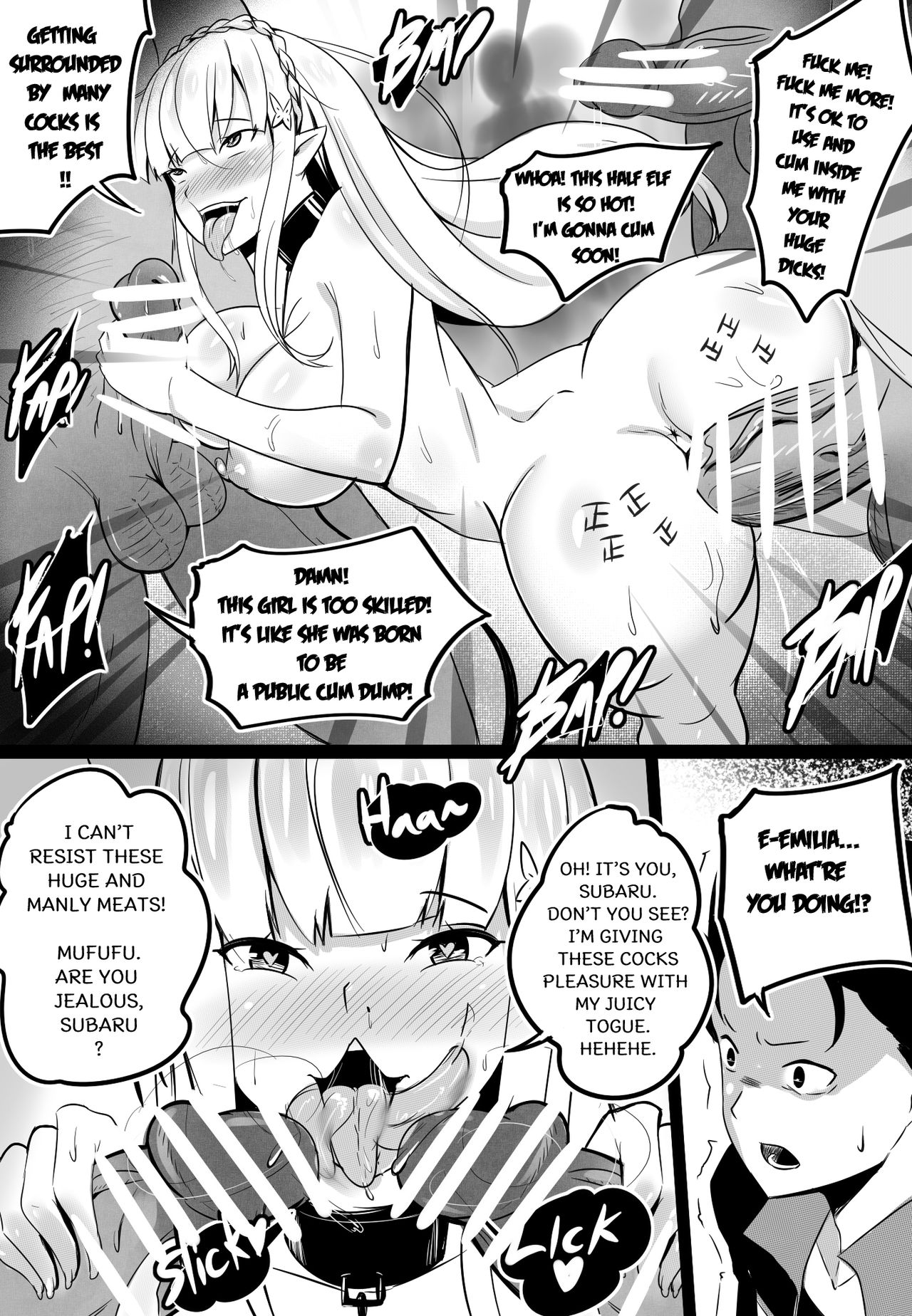 [Merkonig] B-Trayal 14 (Re:Zero kara Hajimeru Isekai Seikatsu) [English] page 16 full