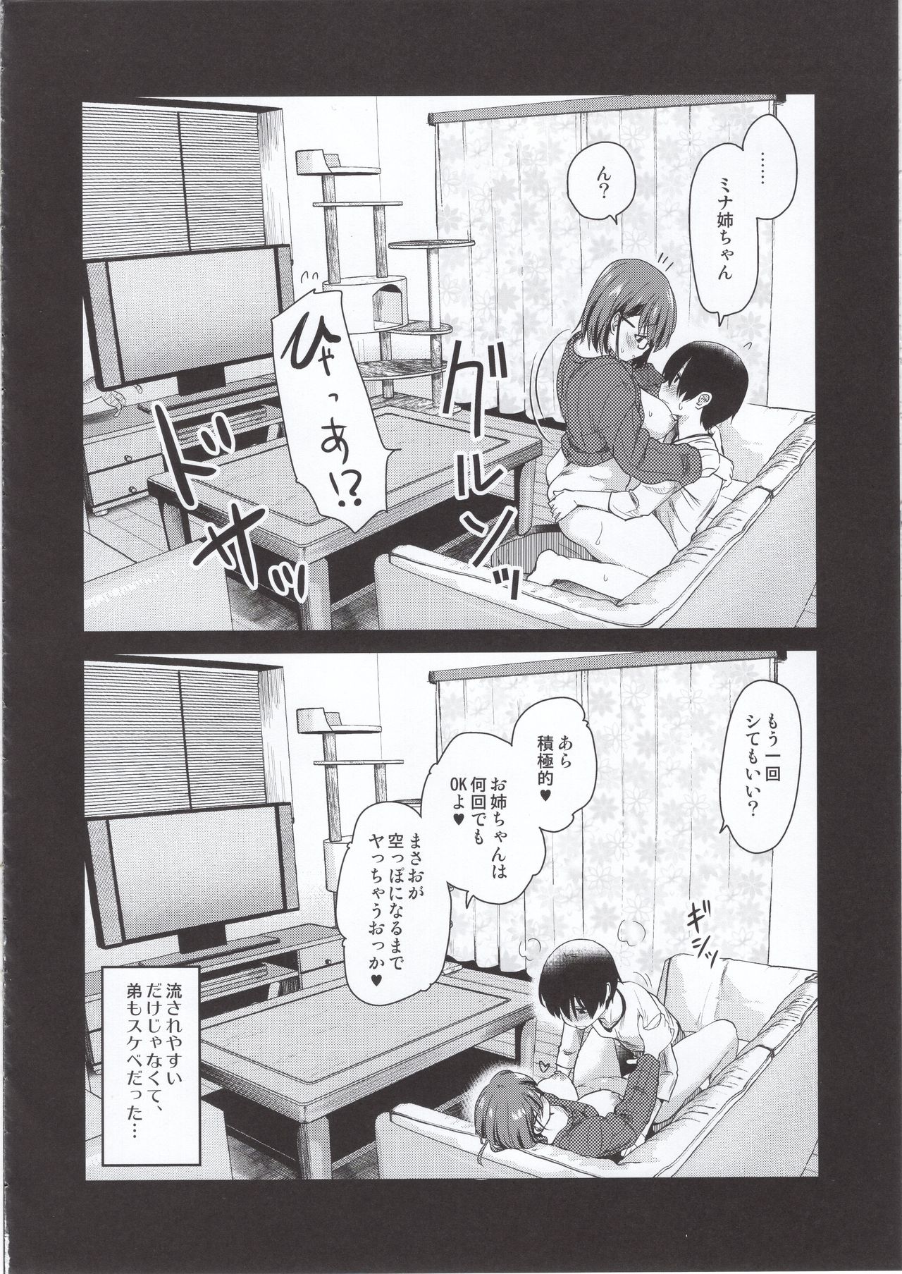 (COMITIA131) [Shin Hijiridou Honpo (Hijiri Tsukasa)] Pet Mimamori Camera ni Ane to Otouto no Sex ga Utsutteta. page 25 full