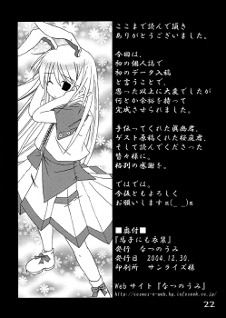 (C67) [Natsu no Umi (Natsumi Akira)] Mago nimo Ishou (Touhou Project) - page 21