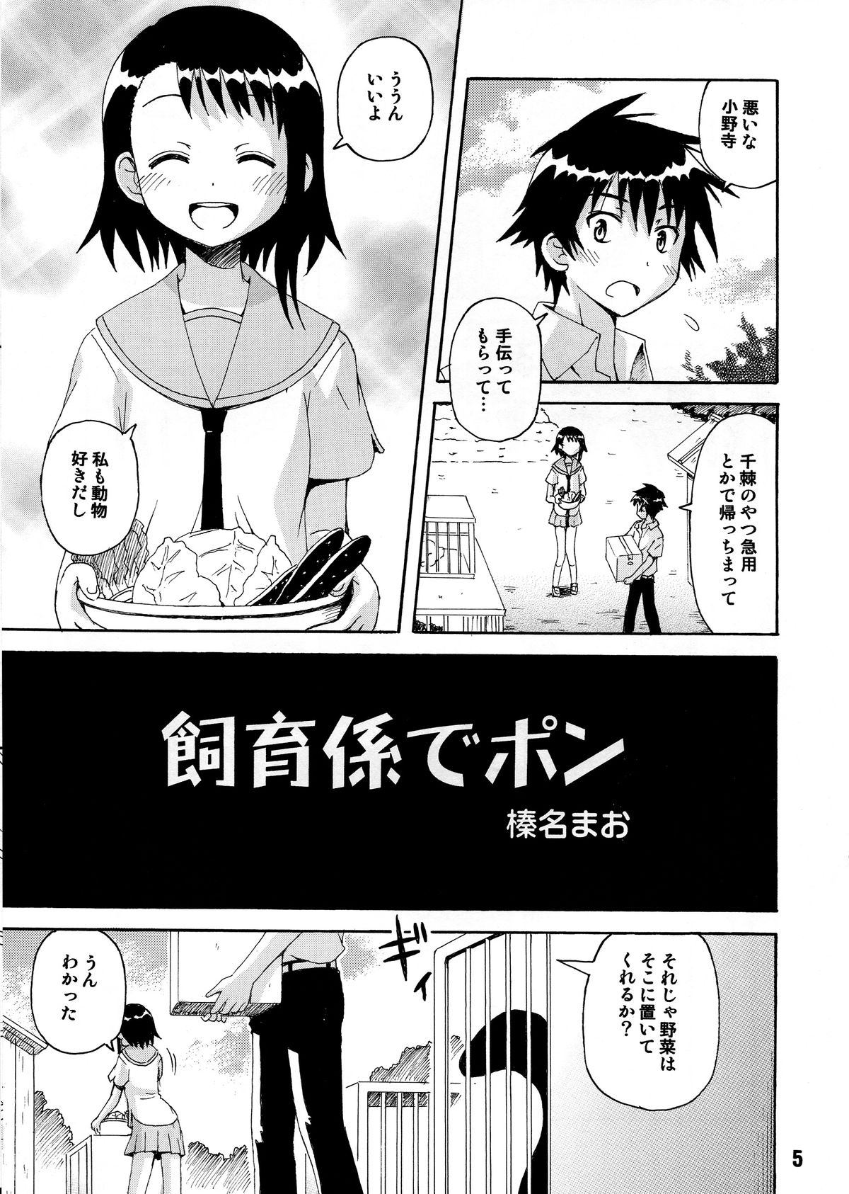 (C84) [Shinohara Heavy Industry (Various)] NISEKOiX 2 (Nisekoi) page 5 full