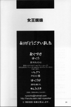 (C84) [T.cop (Natsuki Kiyohito)] Joou Gumo (Toaru Kagaku no Railgun) [Chinese] [黑条汉化] - page 25