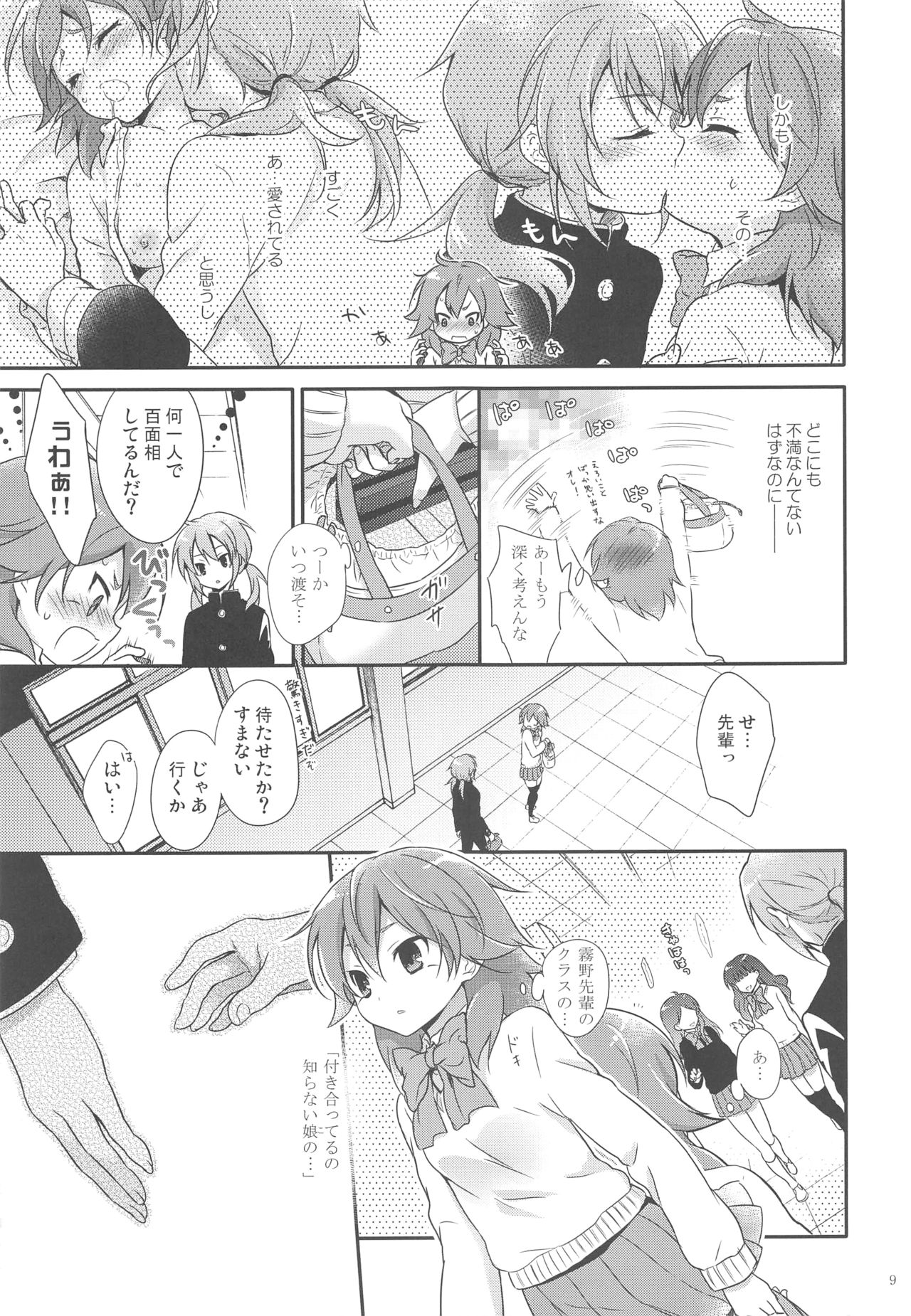 (FFF3) [Holiday School (Chikaya)] Ore no Kouhai no Kyuuai ga Kawaisugiru Ken ni Tsuite. (Inazuma Eleven) page 8 full