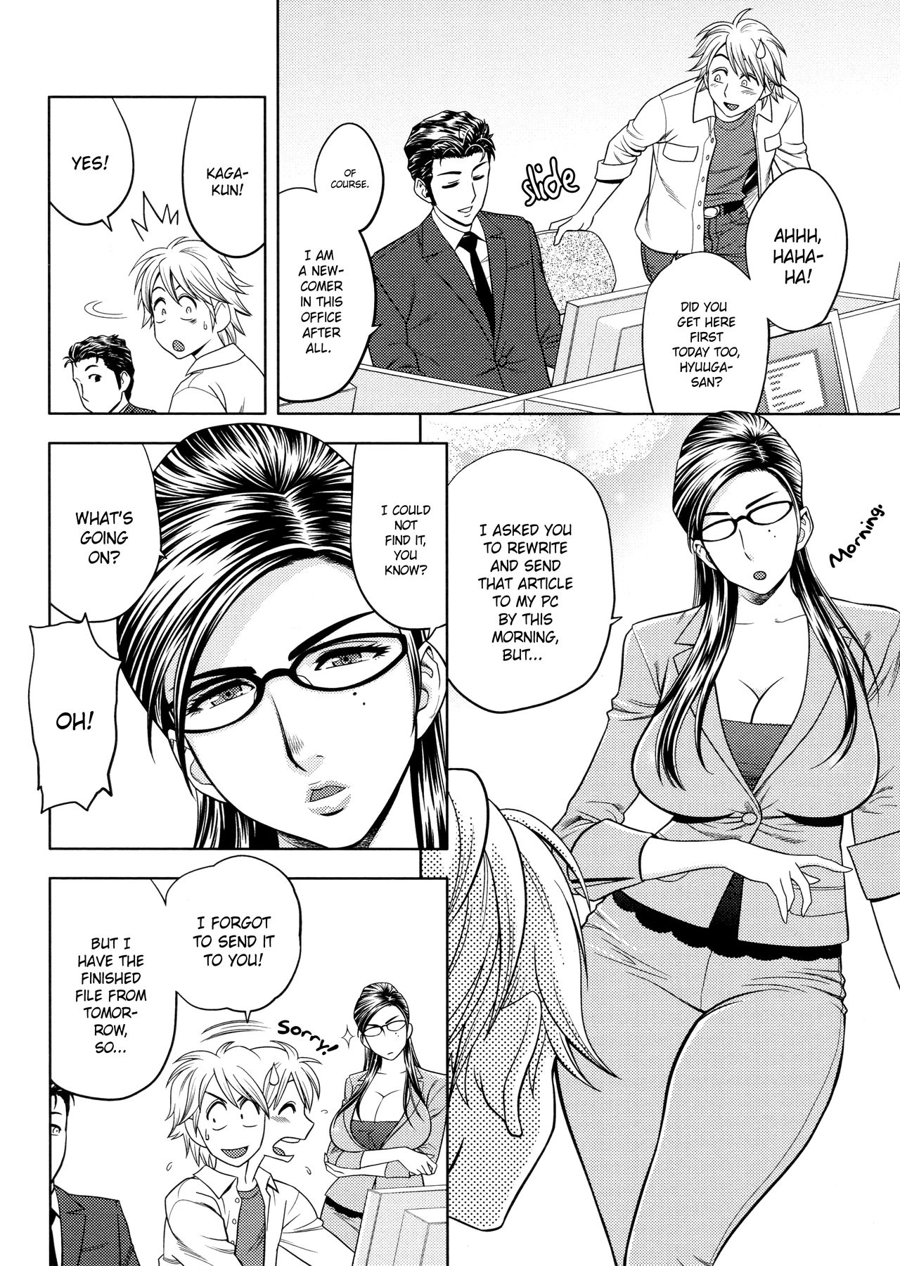 [Tatsunami Youtoku, Yamazaki Masato] Bijin Henshuu-chou no Himitsu | Beautiful Editor-in-Chief's Secret Ch. 1-5 [English] [Forbiddenfetish77, Red Vodka, Crystalium] [Decensored] page 70 full