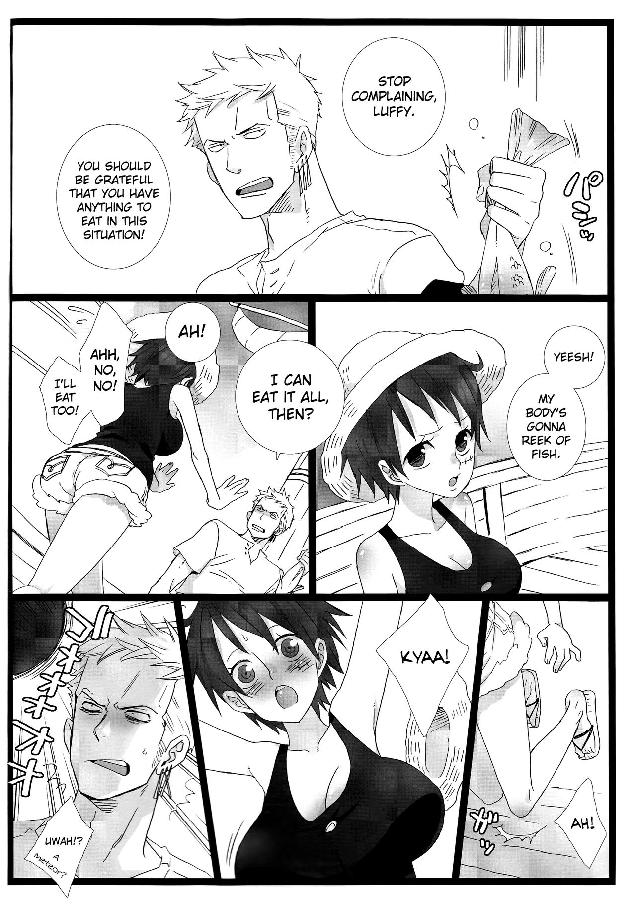 [Johnny Iron Pipe (Inugami Johnny)] Caesar Salad Ontama Nose (One Piece) [English] [biribiri] page 6 full