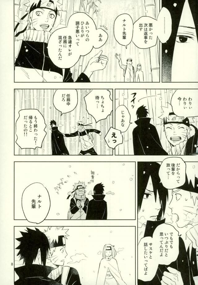 (Ore-tachi Kanari no Tomodachi dakara!) [Nekodaisuki (Yunopanchako)] Yukimichi (Naruto) page 6 full