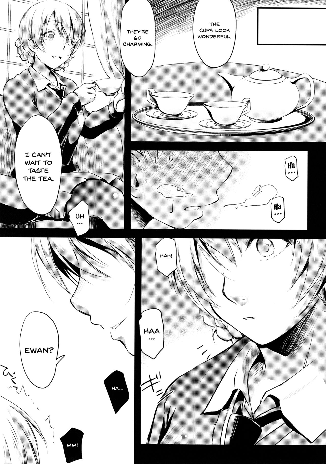 (C94) [Kaiki Nisshoku (Ayano Naoto)] Shukujo no Tashinami | The Lady's Taste (Girls und Panzer) [English] {Doujins.com} page 5 full