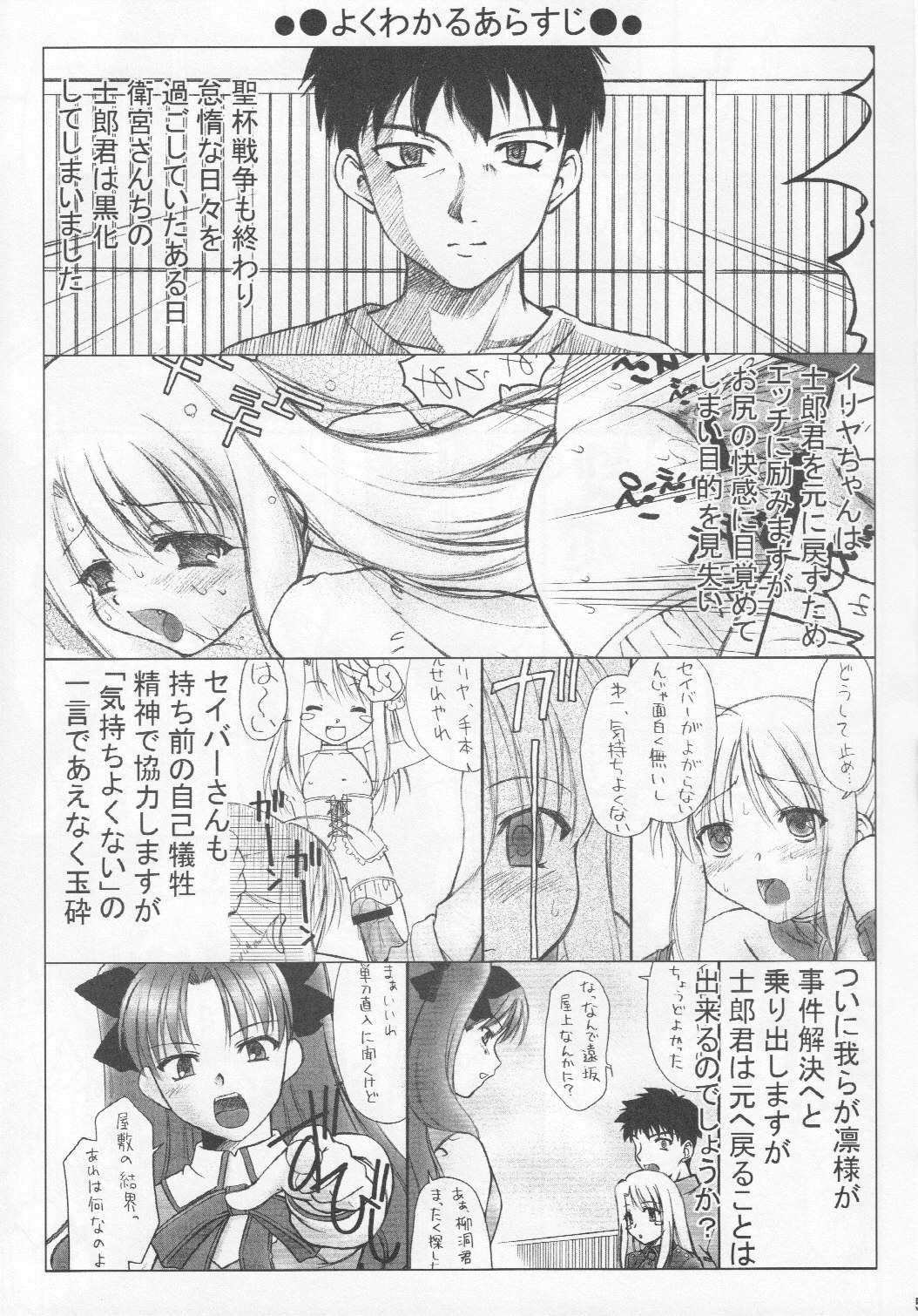 (C73) [Beniya (Kurenai Yuuki)] Fake black out SIDE-C (Fate/Stay Night) page 5 full