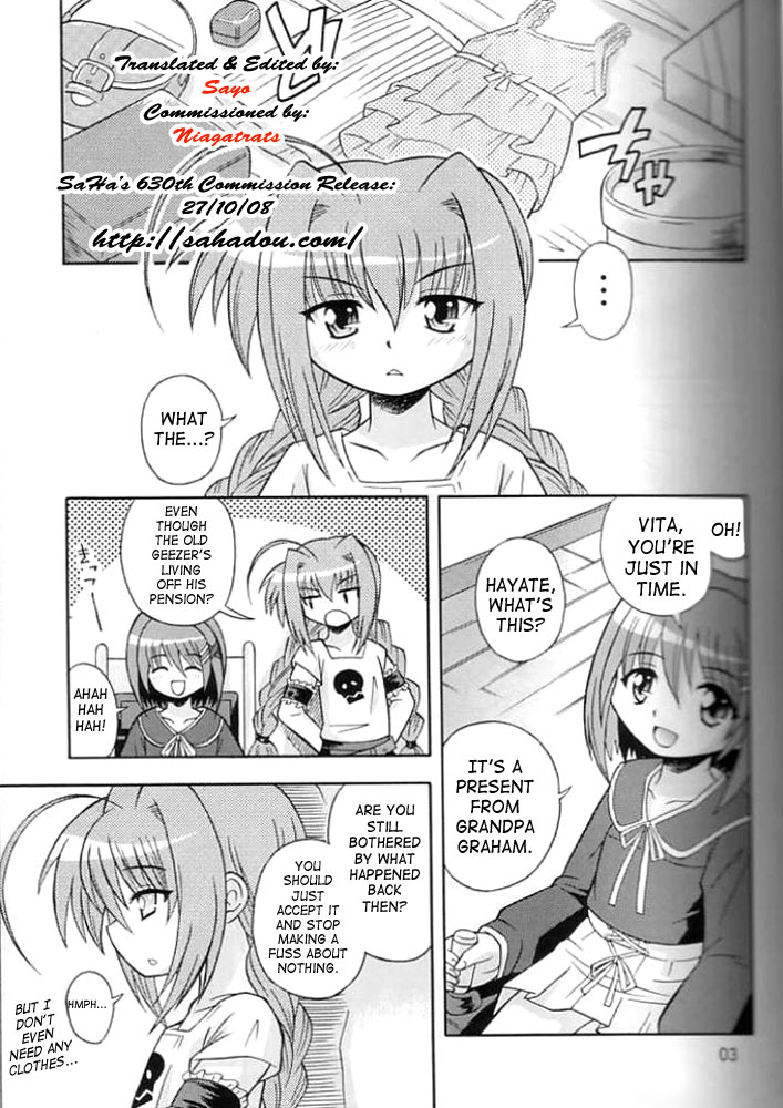 (SC31) [Taikan Kyohougumi (Azusa Norihee)] Vita Max! (Mahou Shoujo Lyrical Nanoha) [English] [SaHa] page 2 full