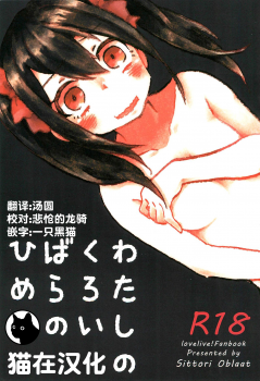 (C85) [SITTORI OBLAAT (Tamifull)] Watashi no Kuroi Bara no Hime (Love Live!) [Chinese] [猫在汉化] - page 1
