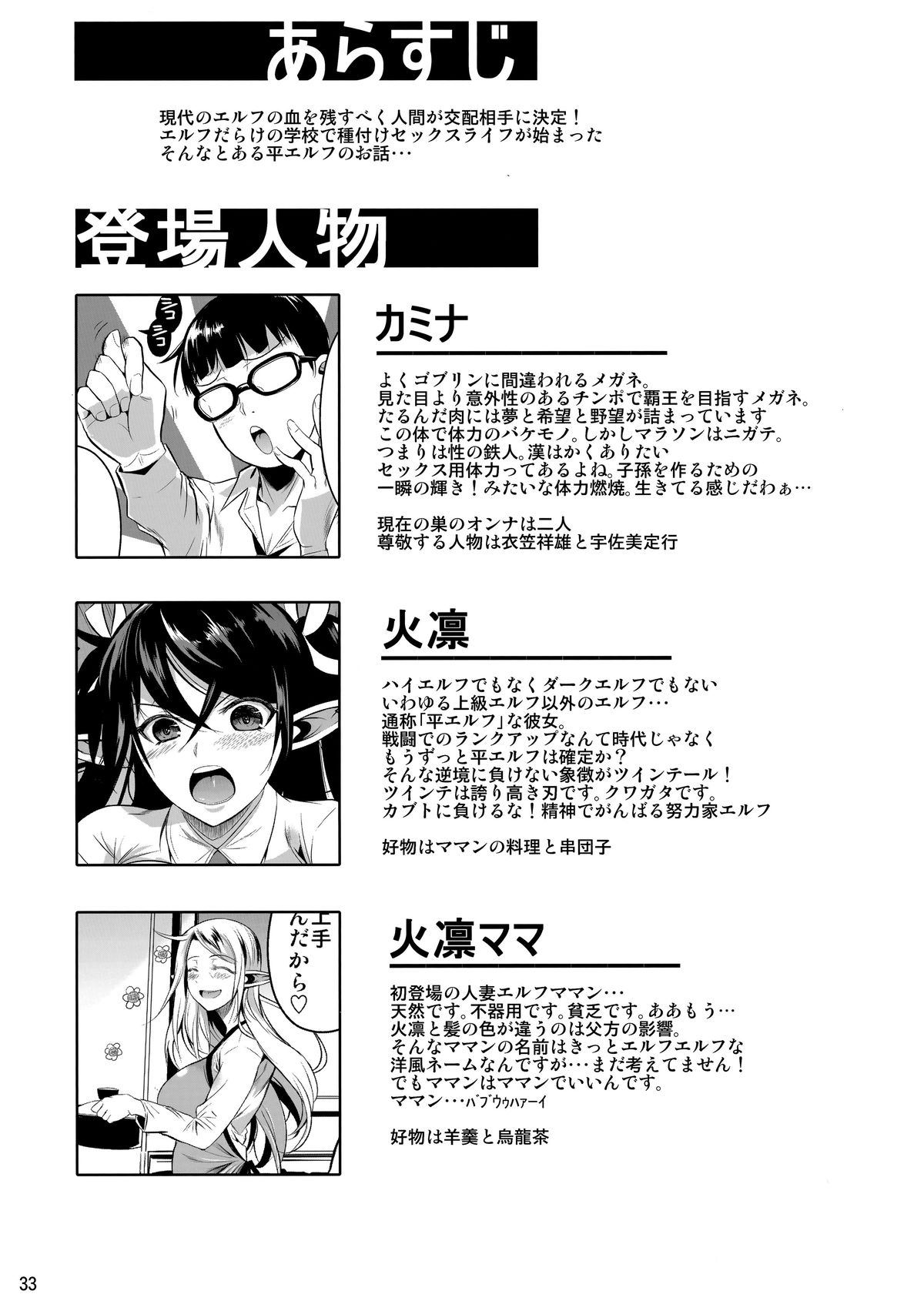 (C89) [Shoot The Moon (Fuetakishi)] High Elf × High School TWINTAIL page 34 full