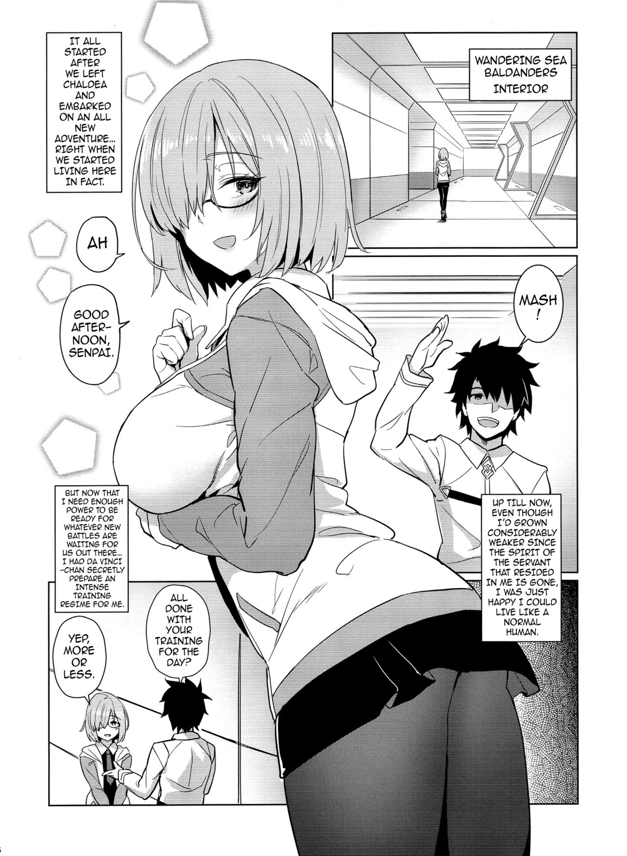 (C95) [COMEX (Zhen Lu)] Mash no Himitsu Tokkun | Mash’s Secret Training Regime (Fate/Grand Order) [English] {darknight} page 3 full