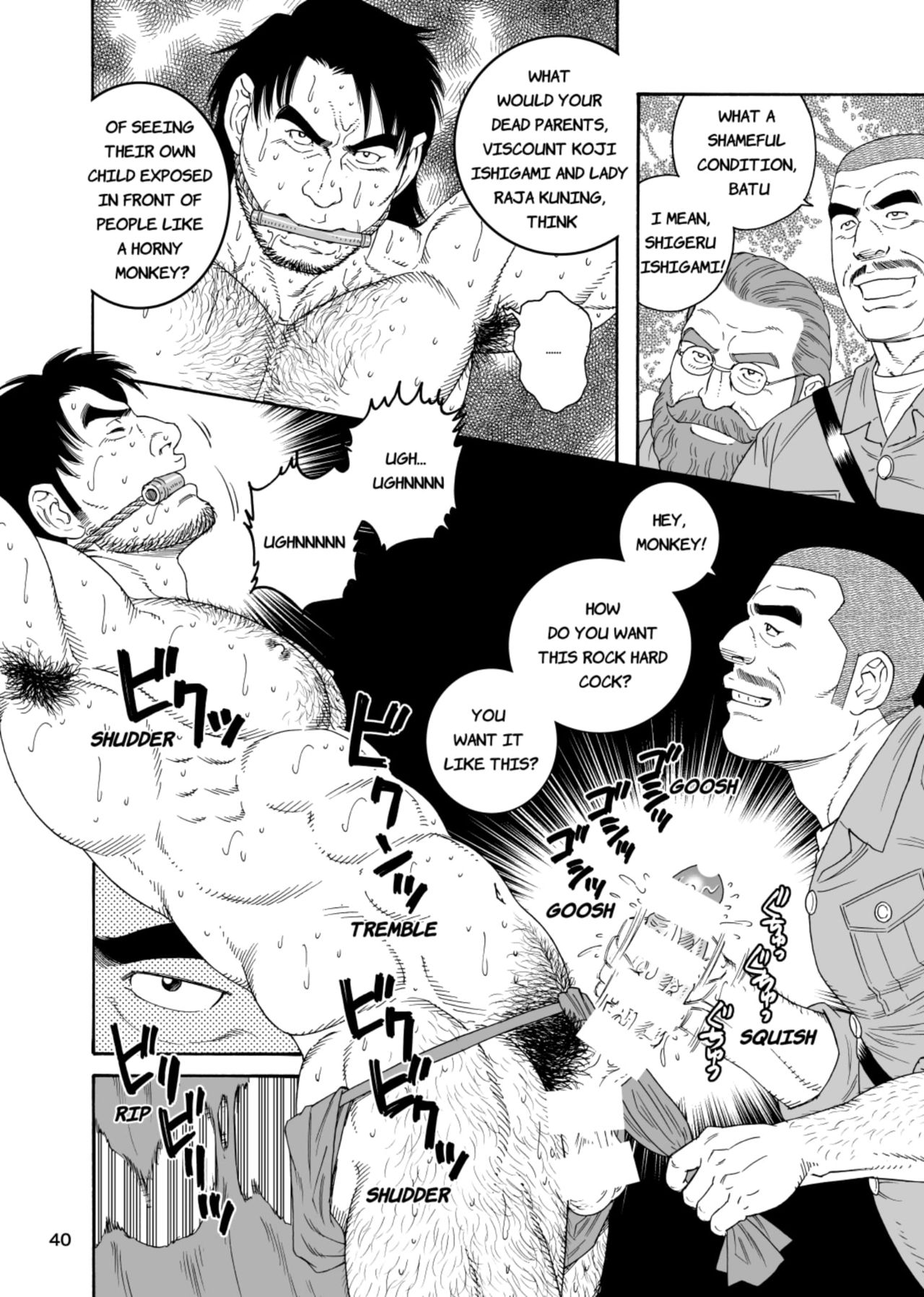 [Bear's Cave (Tagame Gengoroh)] Mitsurin Yuusha Dorei-ka Keikaku Bitch of the Jungle - Enslaved [English] [Digital] page 40 full