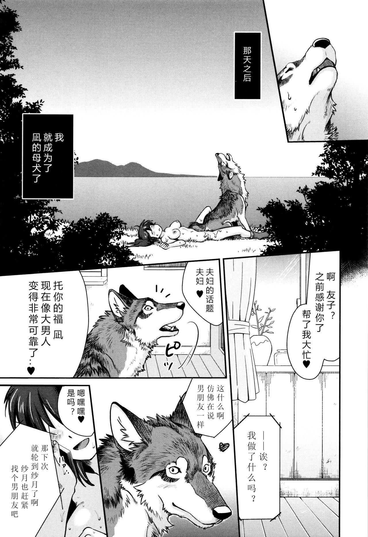 [Souko Souji] Nagi, Ikanaide! ~Ookami to Shoujo~ (Kemono DIRECT 3) [Chinese][Decensored] page 19 full