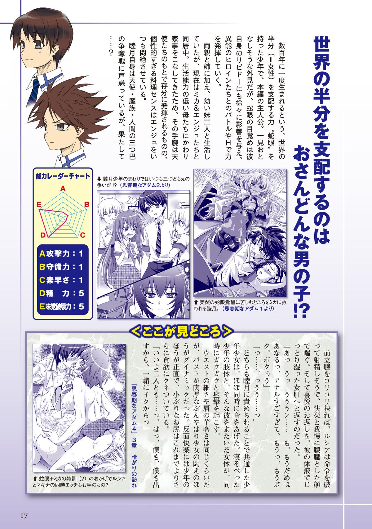 Shishunki na Adam Choi Netabare Guidebook (a bit spoilerish guidebook) page 17 full