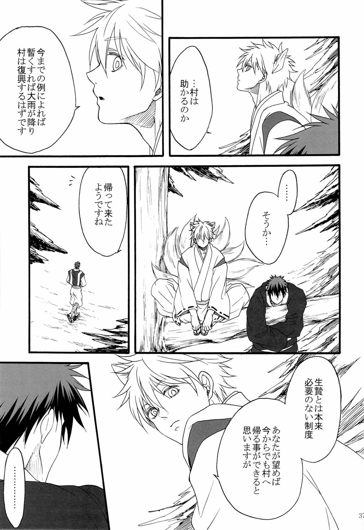 [Otomezaryuseigun (Mika)] Tengu to Kumotsu (Kuroko no Basuke) page 37 full