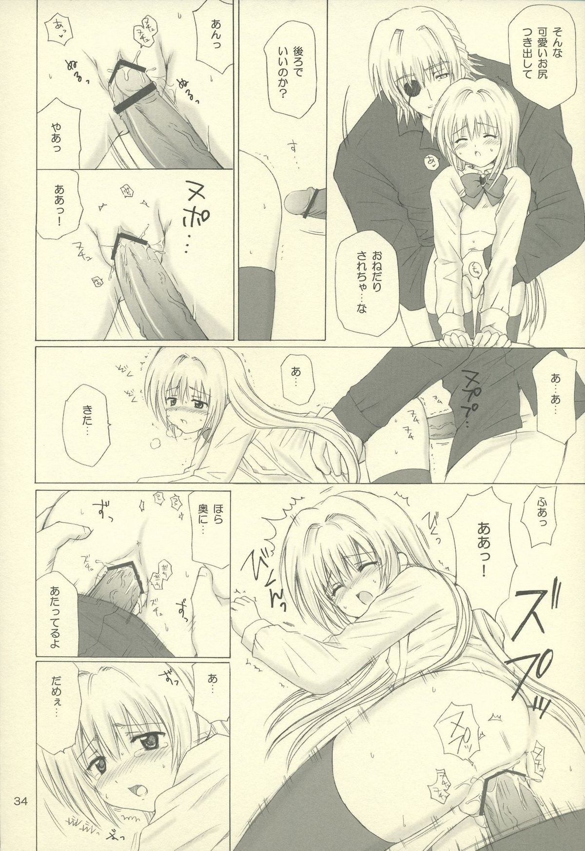 (C66) [Nikopondo (Aoyama Reo)] Eve like an angel Extra (Black Cat) page 34 full