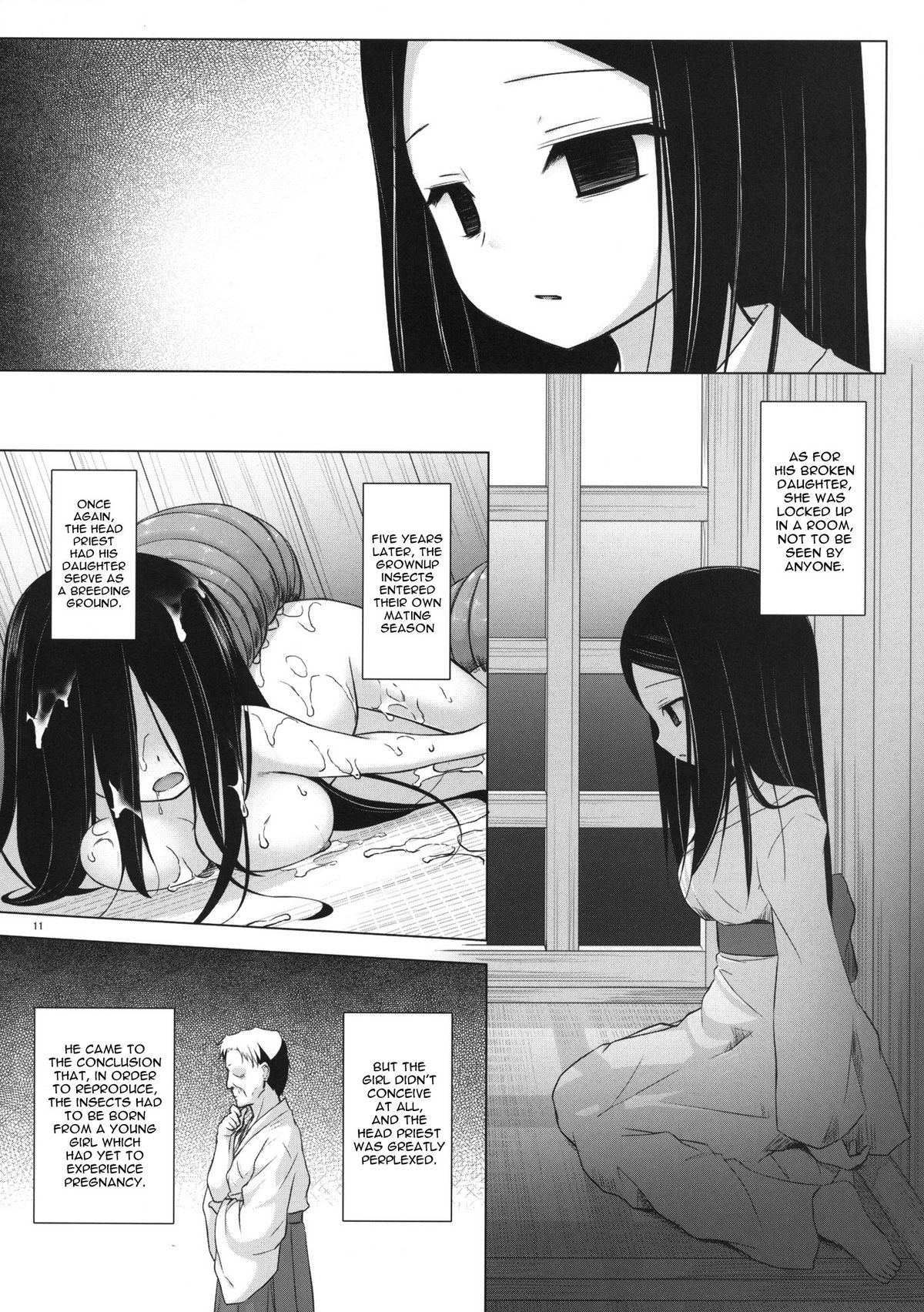 [Noraneko-no-Tama (Yukino Minato)] Kirigami Shima Dai San Hen | Island of the Mist God -Third volume- [English] [Mant] [Digital] page 10 full