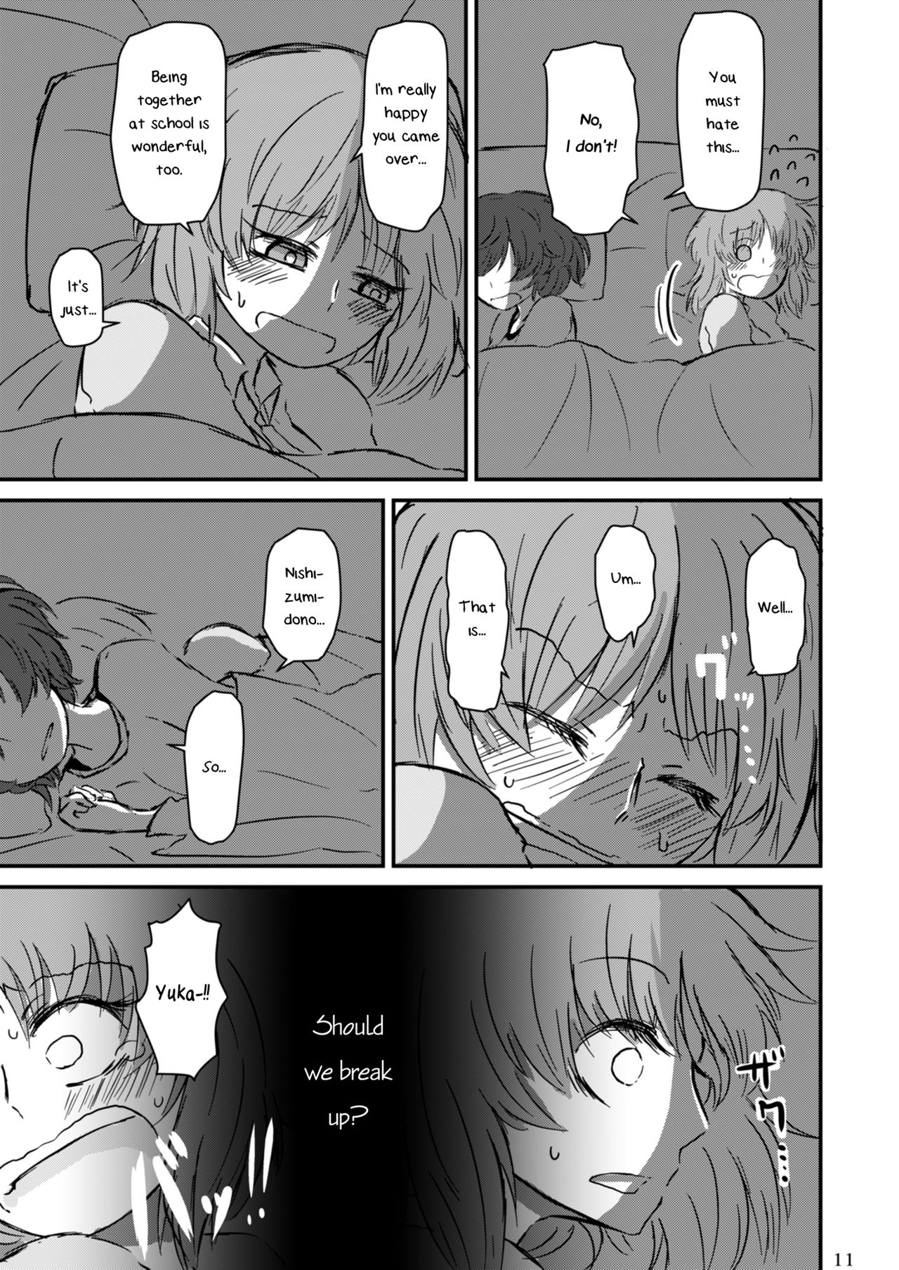 [Ooarai Nourakudou (Noumen)] Fukiyoseru Hakou wa Itsumo Onaji | The Roiling Waves Remain The Same (Girls und Panzer) [English] [Yuri-ism] [Digital] page 13 full