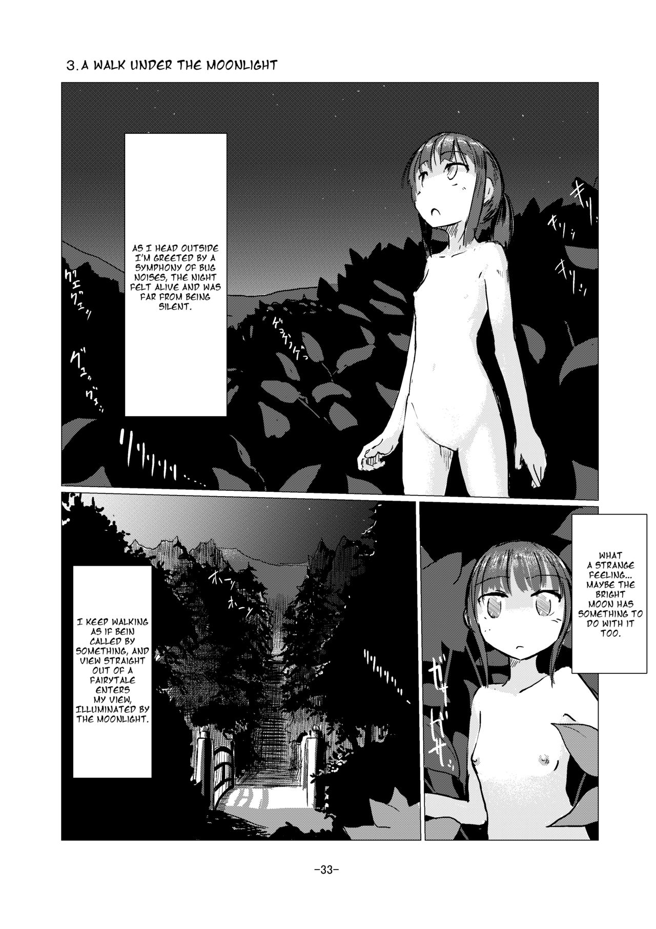 [Rorerore-ya (Roreru)] Kyuuka no Shoujo wa Yamaoku e [English] page 34 full