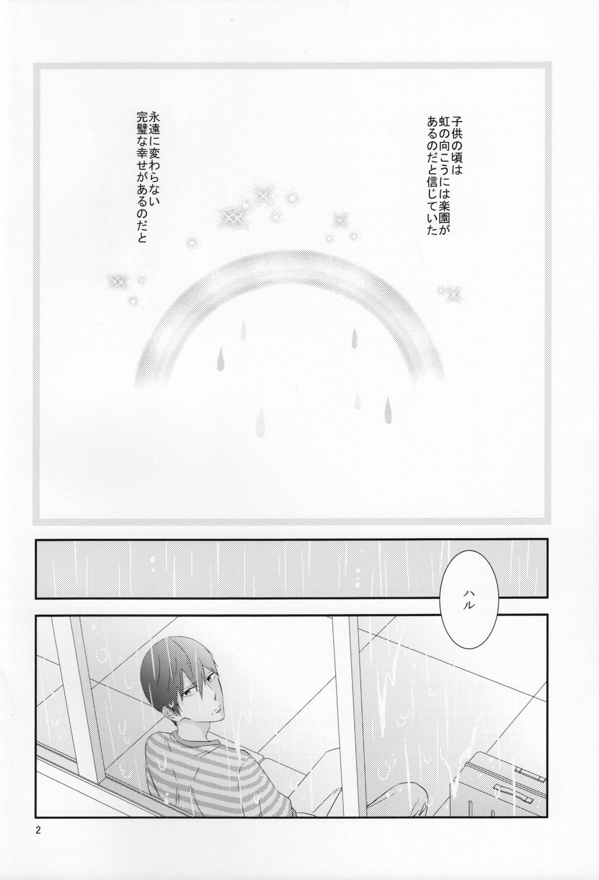 (SUPER23) [NANOKA (Miura)] Sayonara, Bokura no Hatsukoi (Free!) page 3 full