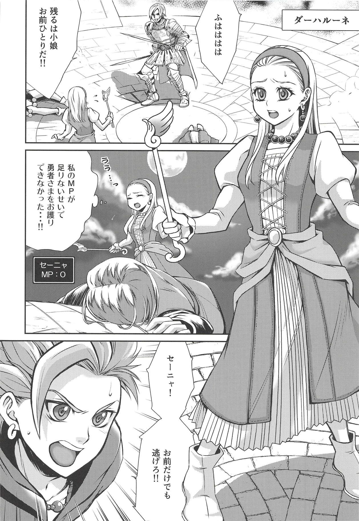 (TWINKLE MIRAGE 9) [Honnori Tei (Honnori)] Shouri Shita Gunshi ni Torawareta Seijo (Dragon Quest XI) page 3 full
