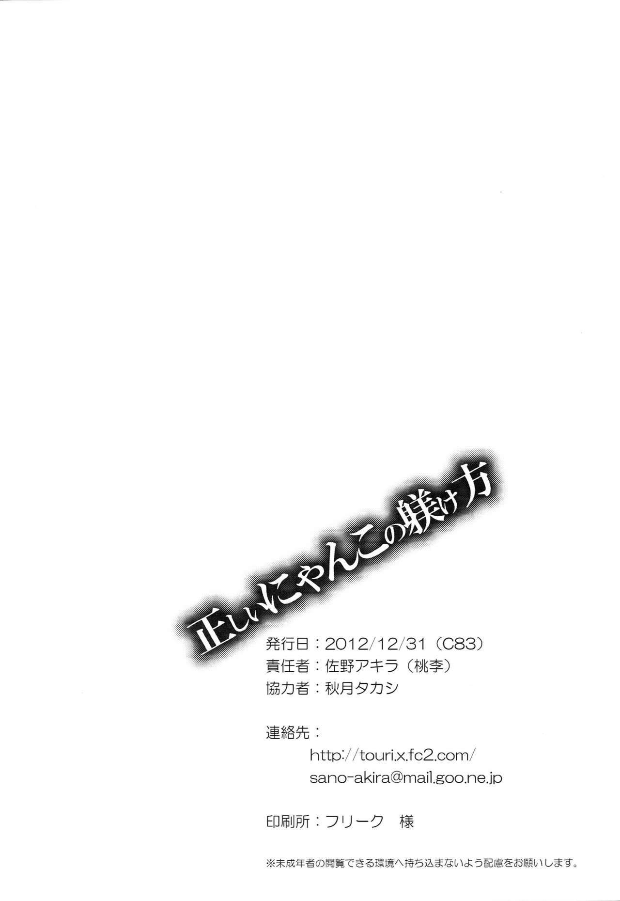 (C83) [Touri (Sano Akira)] Tadashii Nyanko no Shitsukekata (Tales of Graces) page 25 full