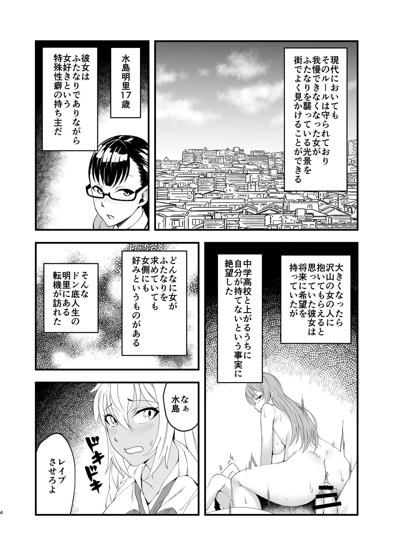 [Futanari ☆ Ochinchin Land] Futanari Shoujo wa Ichi Sex ga Shitai! page 4 full