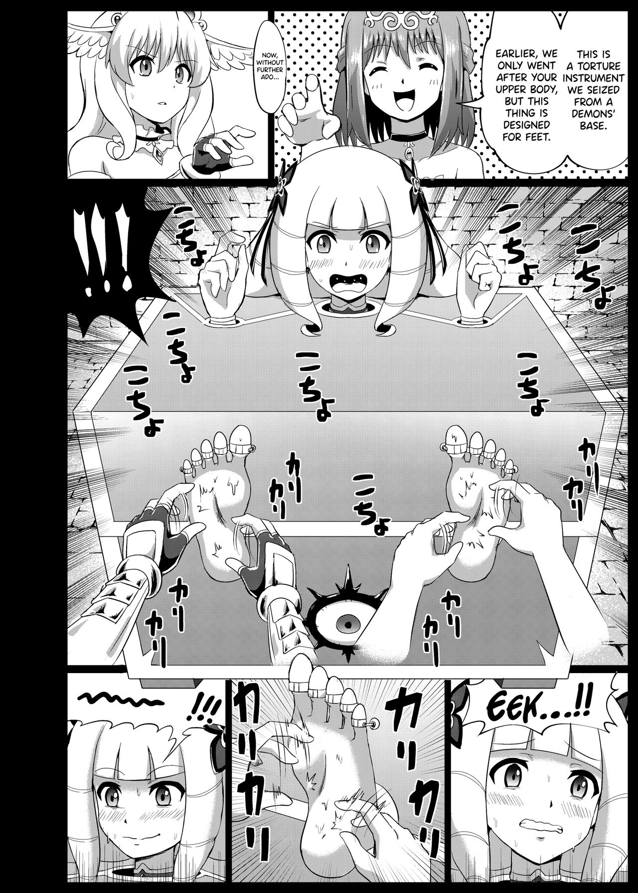 [Muriyari Egao (Mokoyana)] Takabisha Hime Oshioki Kusuguri Jigoku | Punishment of a High-Handed Princess Tickling Hell [English] [biribiri] page 14 full