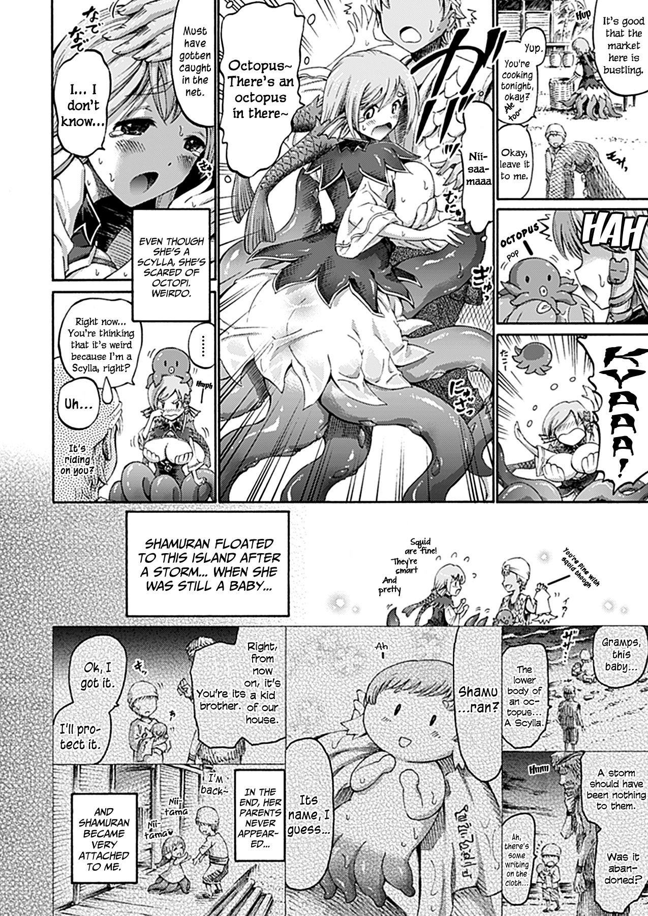 [Horitomo] Imouto wa Sukyura-tsu Musume | My Younger Sister Is A Scylla (COMIC Unreal 2012-06 Vol. 37) [English] =TV= [Decensored] [Digital] page 2 full