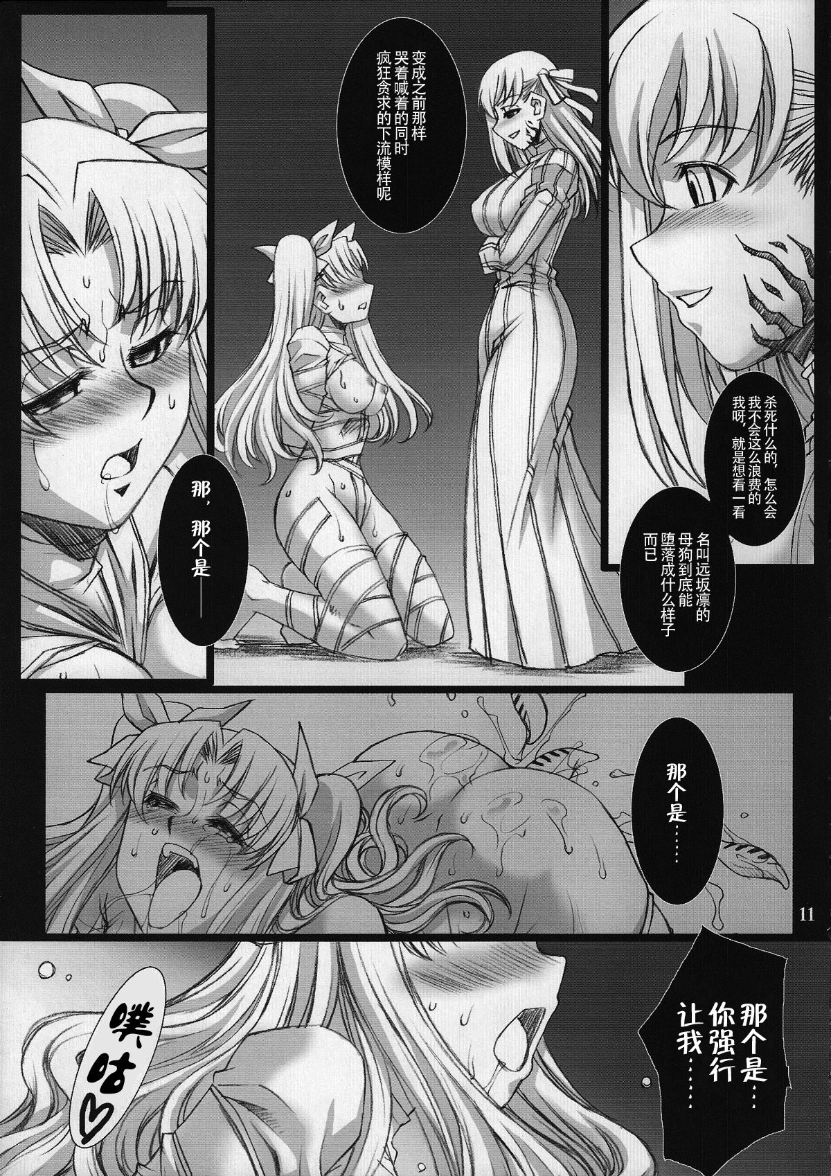 (COMIC1☆2) [H.B (B-RIVER)] Red Degeneration -DAY/3- (Fate/stay night) [Chinese] [不咕鸟汉化组] page 10 full