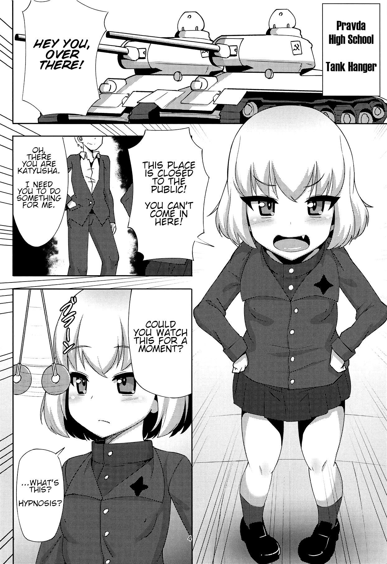(C95) [Crossco Switch (Crossco)] Katyusha to Ichaicha Suru Hon | A Book about Flirting with Katyusha (Girls und Panzer) [English] page 3 full