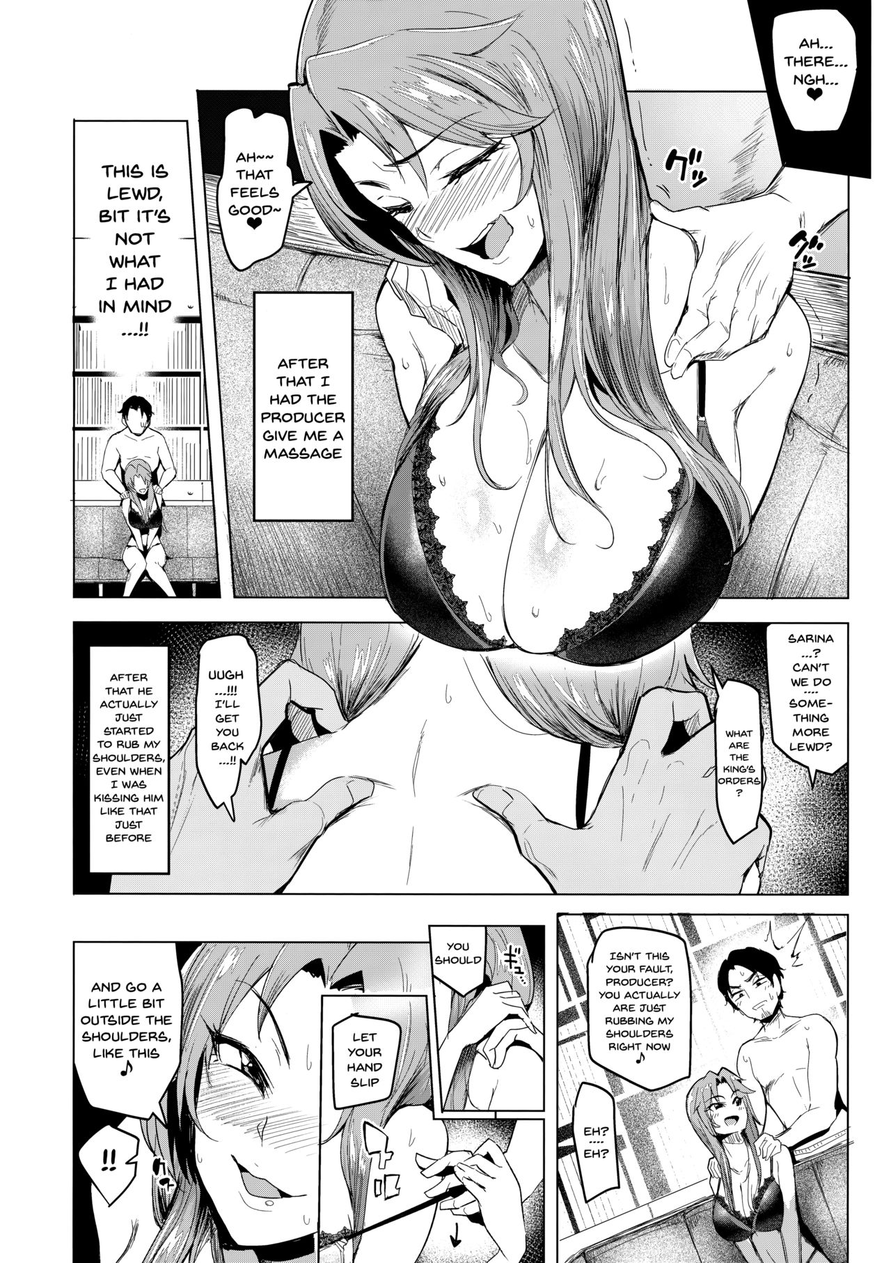 (COMIC1☆13) [A Gokuburi (Sian)] vs. Sarina (THE IDOLM@STER CINDERELLA GIRLS) [English] {Doujins.com} page 11 full
