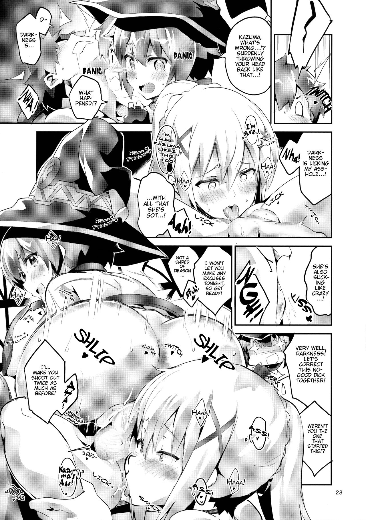 (SC2017 Winter) [Circle-FIORE (Ekakibit)] Kukkoro Musume no Koigokoro (Kono Subarashii Sekai ni Shukufuku o!) [English] [Decensored] page 22 full