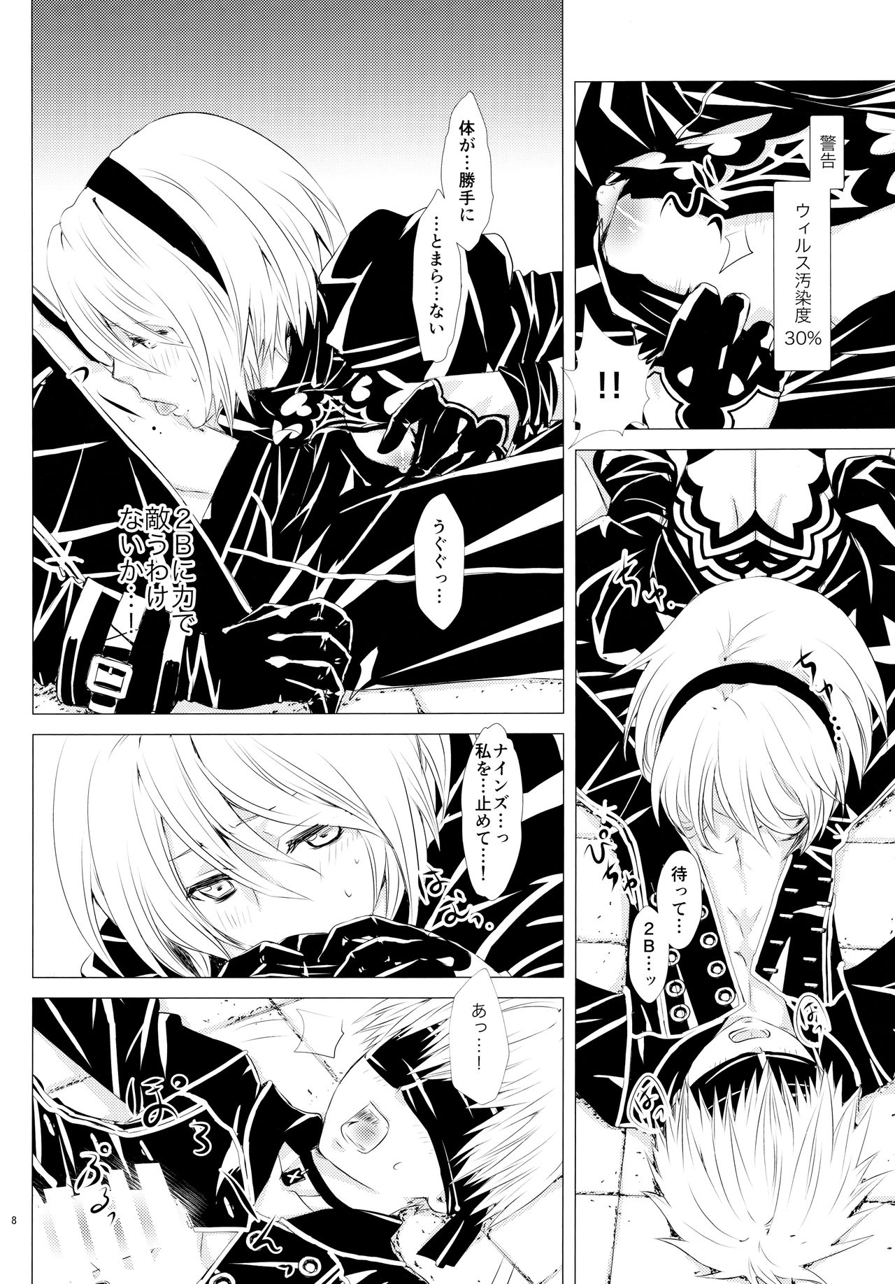 (CT30) [Usagizadou (Enu, Rua)] Karakuri Ningyou no Yoru (NieR: Automata) page 7 full