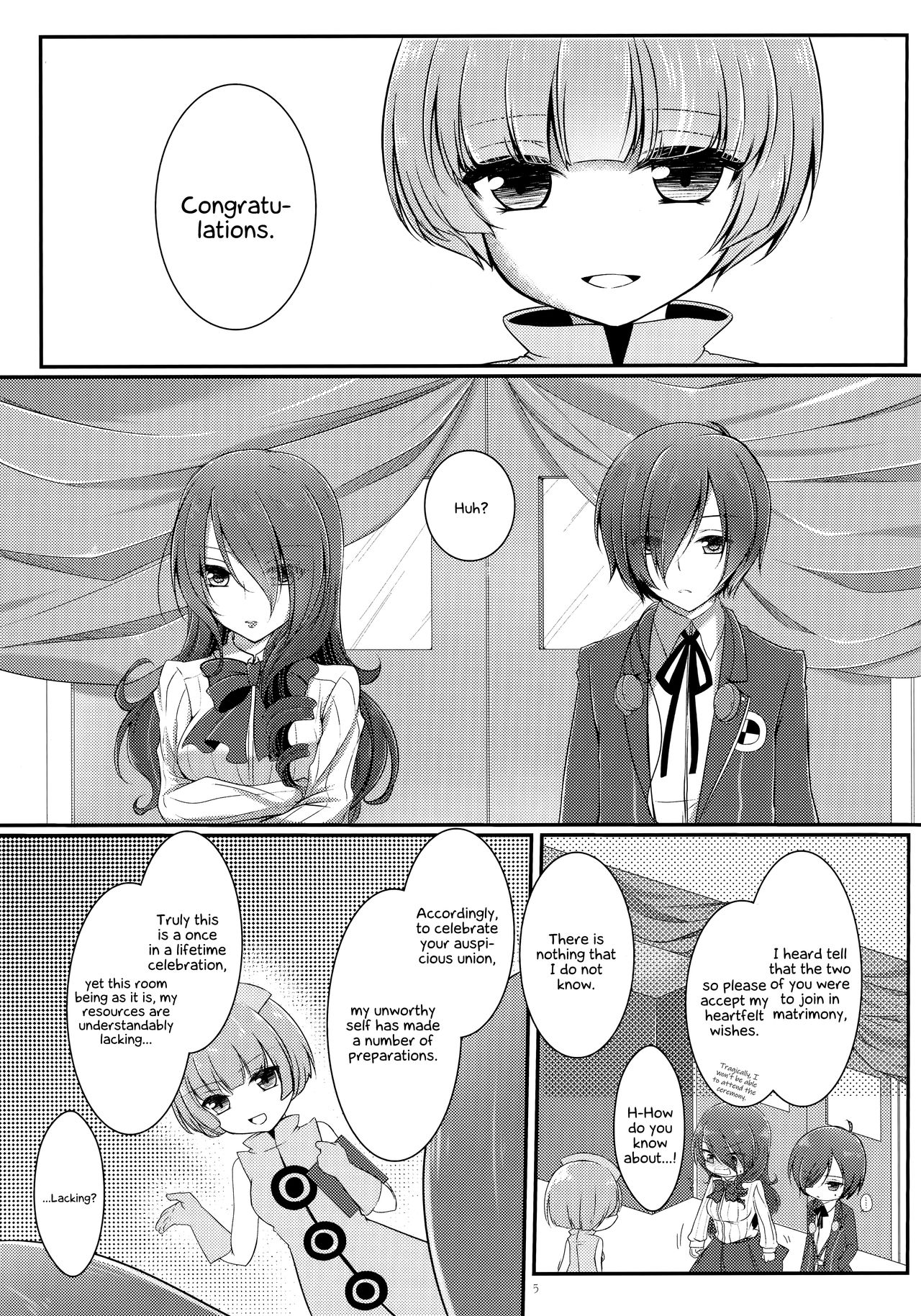 [Sanyongo (Roku)] Brilliant Marriage (Persona 3) [English] [EHCOVE] [2016-01-17] page 4 full