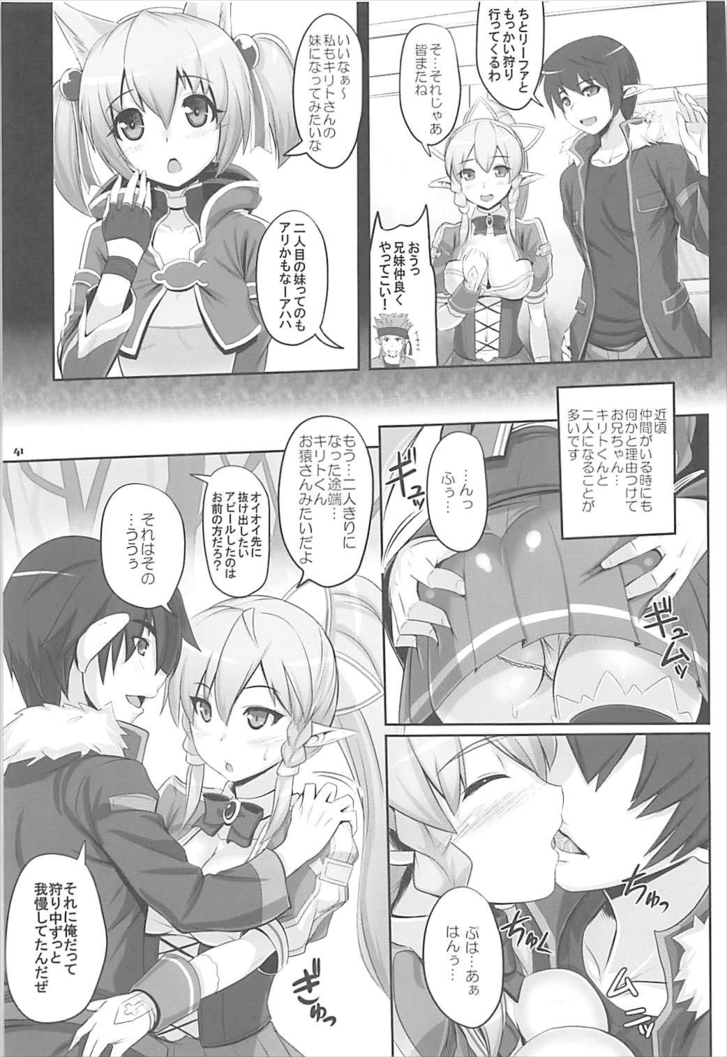 (SC2018 Spring) [Primal Gym (Kawase Seiki)] Sister Affection On&Off SAO Soushuuhen (Sword Art Online) page 40 full