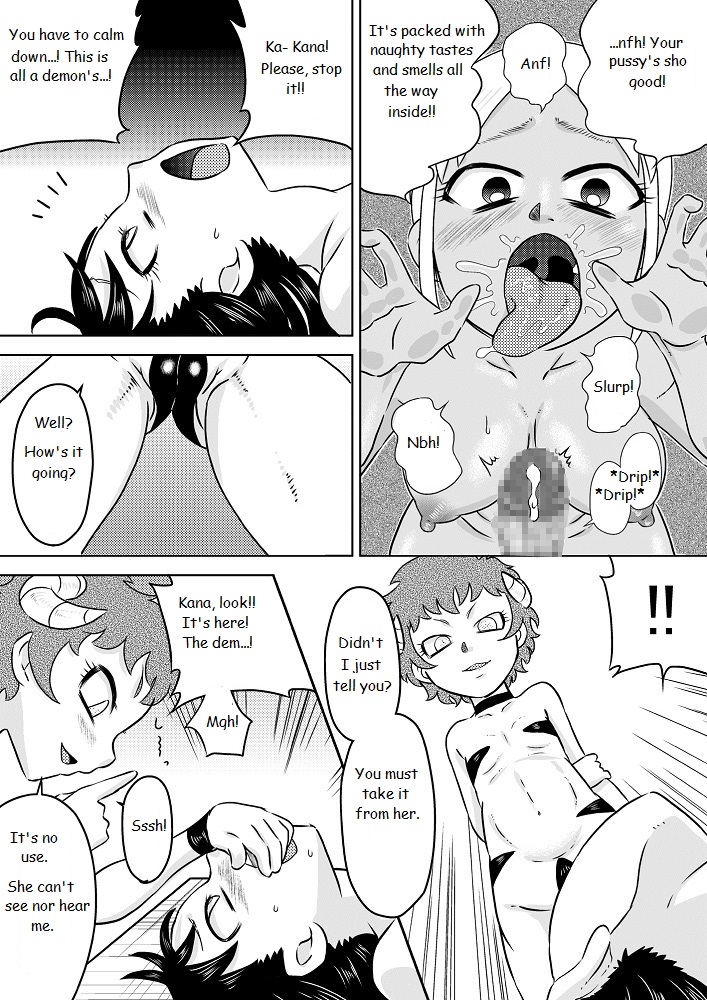 [Calpis Koubou] Onaho-ka Shita Shoujo x Futanari-ka Shita Shoujo | Onaholized Girl x Futanarized Girl [English] page 14 full