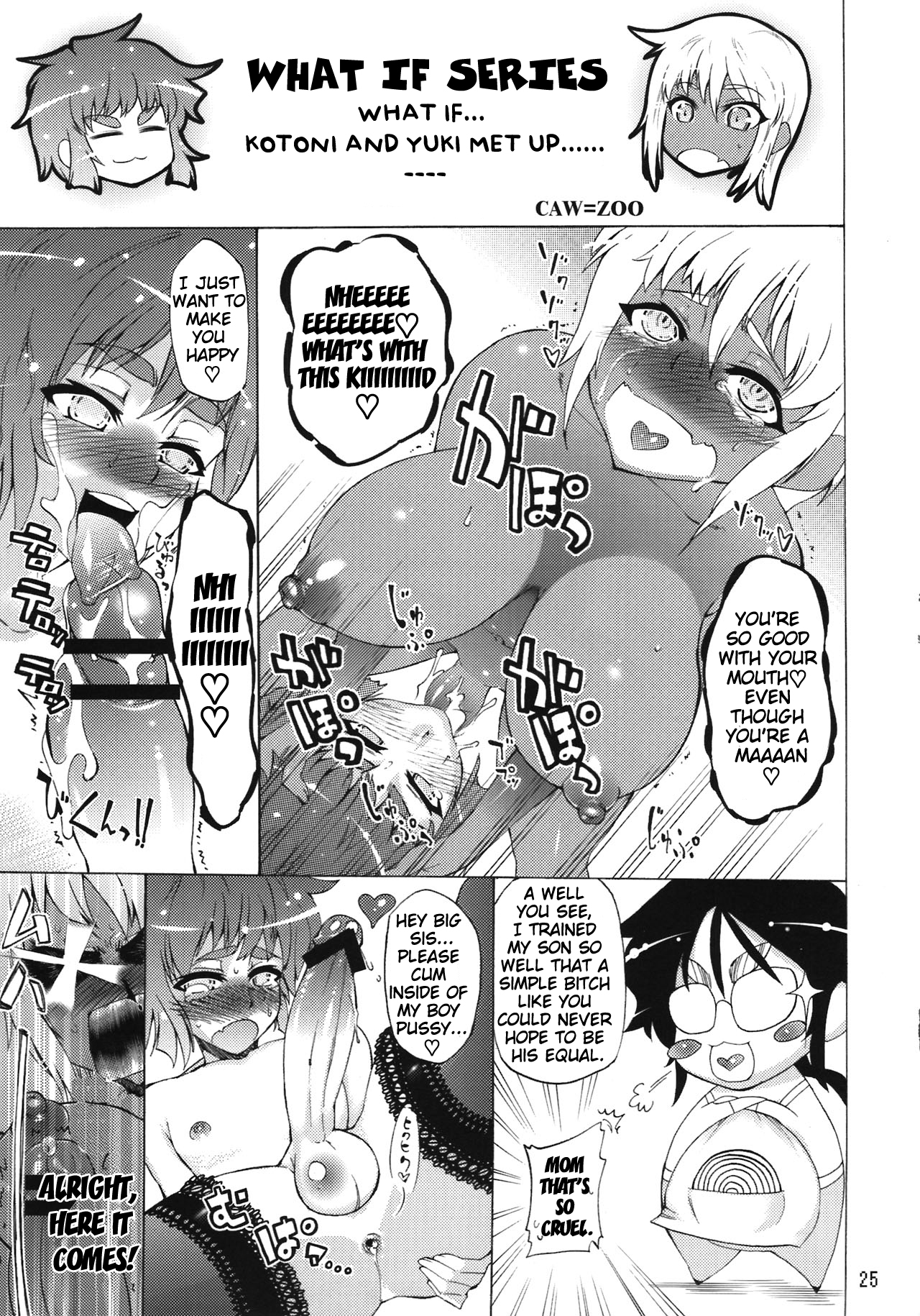 (Futaket 8) [Yuugengaisha Mach Spin (Drill Jill)] Kotoni-san wo ○○ Shitai! | I Want to Fuck Kotoni-san (Original) [English] [PineApples R' Us + Doujin-Moe.us] page 25 full