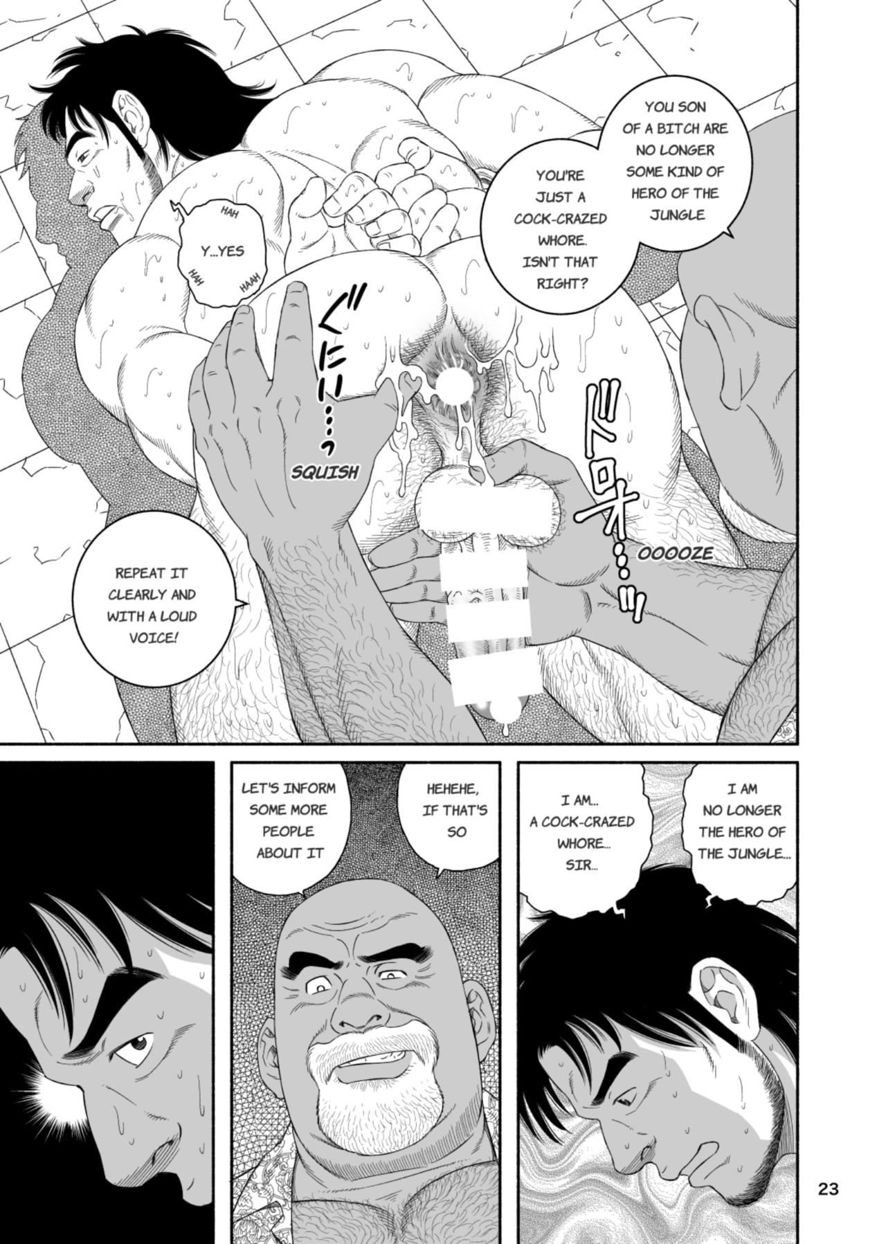 [Bear's Cave (Tagame Gengoroh)] Mitsurin Yuusha Dorei-ka Keikaku Bitch of the Jungle - Enslaved [English] [Digital] page 23 full