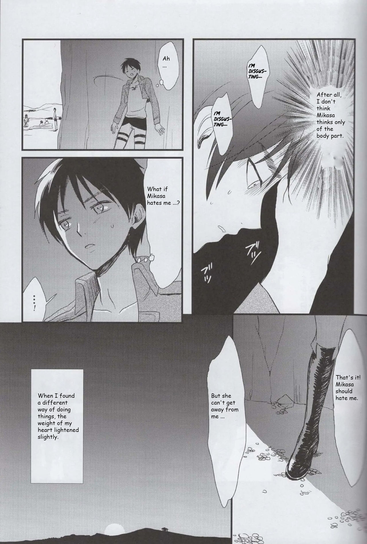 (SUPER23) [Poritabe. (Shirihagi Gomame)] Ai no Romance Kouhen (Shingeki no Kyojin) [English] page 22 full