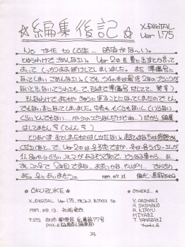 [Studio 7, pax, Gokuaku Shounin Henshuubu (Various)] X DIGITALver.1,75 (Bubblegum Crisis, Gall Force) - page 33