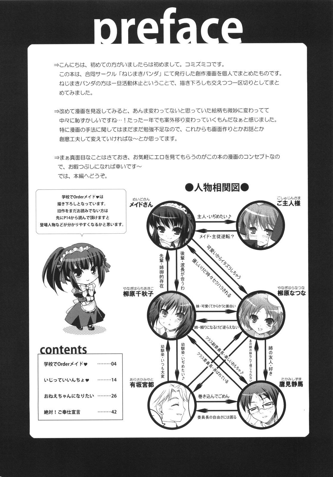 (COMIC1☆2) [Pandagaippiki. (Komizu Miko)] i2M Iincho, Imouto, Maid-san Soushuuhen page 2 full