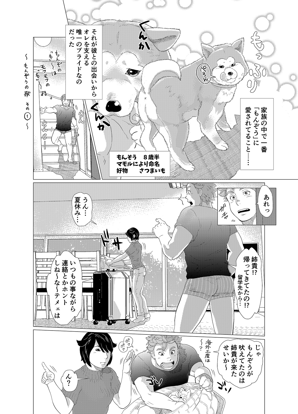 [Ochaocha Honpo (Chabashira Tatsukichi)] Sore wa Ore no Inu Dakara! [Digital] page 4 full