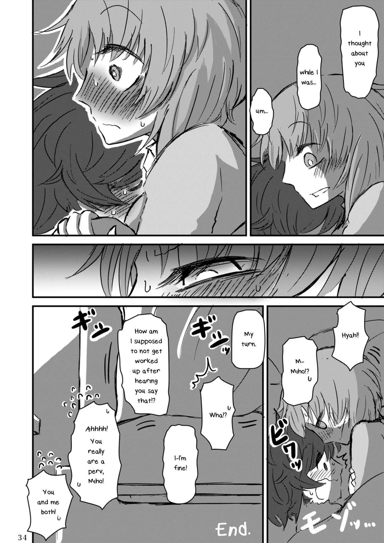 [Ooarai Nourakudou (Noumen)] Fukiyoseru Hakou wa Itsumo Onaji | The Roiling Waves Remain The Same (Girls und Panzer) [English] [Yuri-ism] [Digital] page 36 full