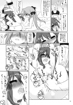 (C77) [CELTRANCE (Kogaku Kazuya)] Ijiwaru Kagami. Ijirare Konata. (Lucky Star) - page 19