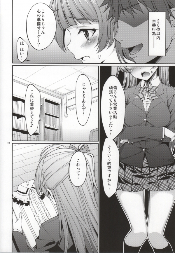 (COMIC1☆7) [Coffee Maker (TEL)] Goshujinsama E no Gohoubi (Love Live!) page 8 full