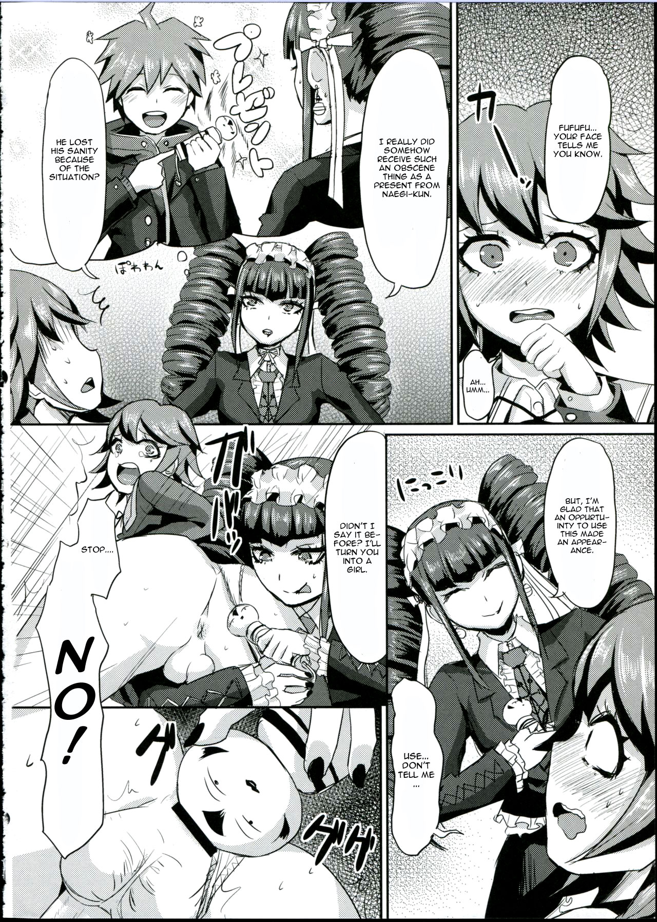 (C84) [40denier (Shinooka Homare)] Chi-tan Ijiri (Danganronpa) [English] page 18 full