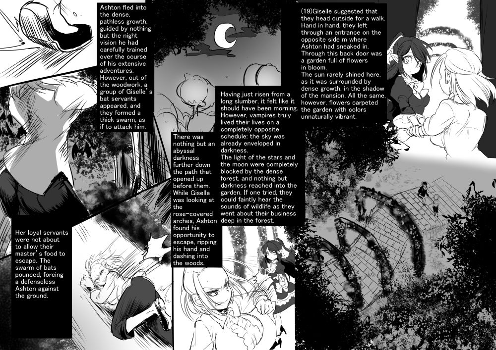 [Kouji] Bishoujo Vampire ni Bonyuu Drink Bar ni Sareru Hanashi | Turned into a Breast Milk Fountain by a Beautiful Vampire [English] [Limonchik11] page 22 full