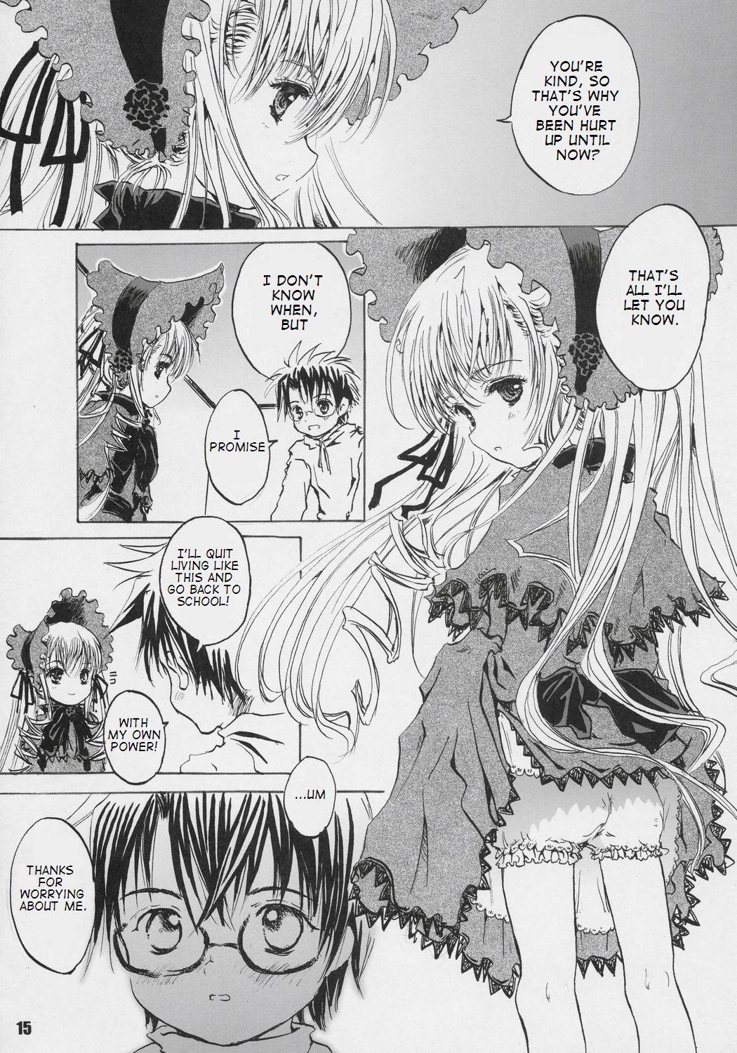 (C69) [Shiawase Manjuu (Shiawase 1500)] Happy Maiden (Rozen Maiden) [English] [takehiro] page 15 full